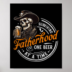Poster Sobrevivendo à Paternidade Uma Cerveja de Cada Vez