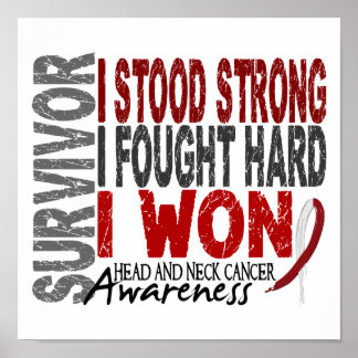 Poster Sobrevivente 4 Cancer do Pescoço