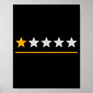 Poster Sobrevivente do Exame da Ordem Divertido 1 Estrela
