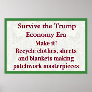 Poster Sobreviver à Economia de Trump Faça
