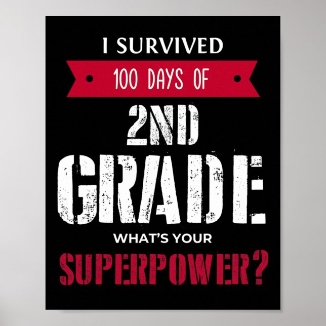 Poster Sobreviveram 100 Dias De Superpotência segundo (Frente)