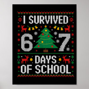 Poster Sobrevivi 67 Dias De Escola Engraçado Seis Sete Me