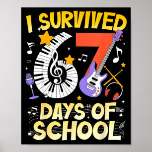 Poster Sobrevivi 67 Dias De Música Escolar Cl Menino Meni