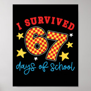 Poster Sobrevivi 67 Dias De Professores Alunos Diversão E