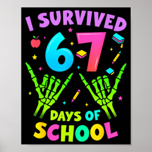 Poster Sobrevivi 67 Dias De Professores Da Escola Criança