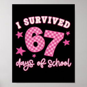 Poster Sobrevivi 67 Sessenta e Sete Dias De Escola Xadrez
