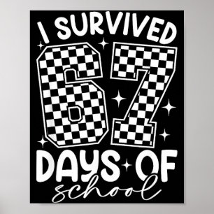 Poster Sobrevivi a 67 Dias De Escola Piada Meme Professor