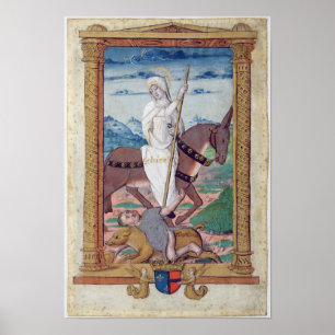 Pôster Sobriedade contra a glutonaria