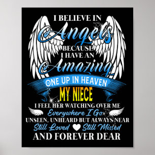 Poster Sobrinha anjo no céu, sinto que está observando