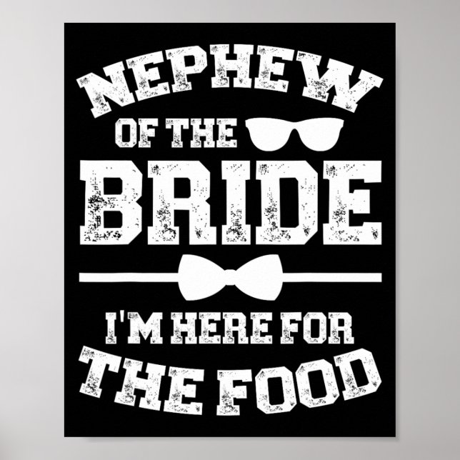 Poster Sobrinho da noiva aqui para o Neph da Comida (Frente)