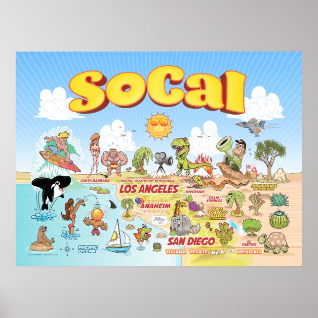 Poster SoCal Grande (Frente)