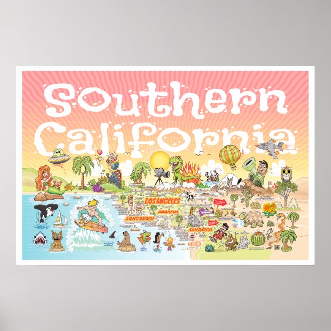 poster SoCal Sunset 24X16 (Frente)