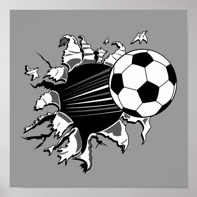 Poster Soccer Ball Sair (Frente)