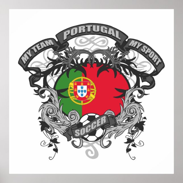 Pôster Soccer Portugal (Frente)