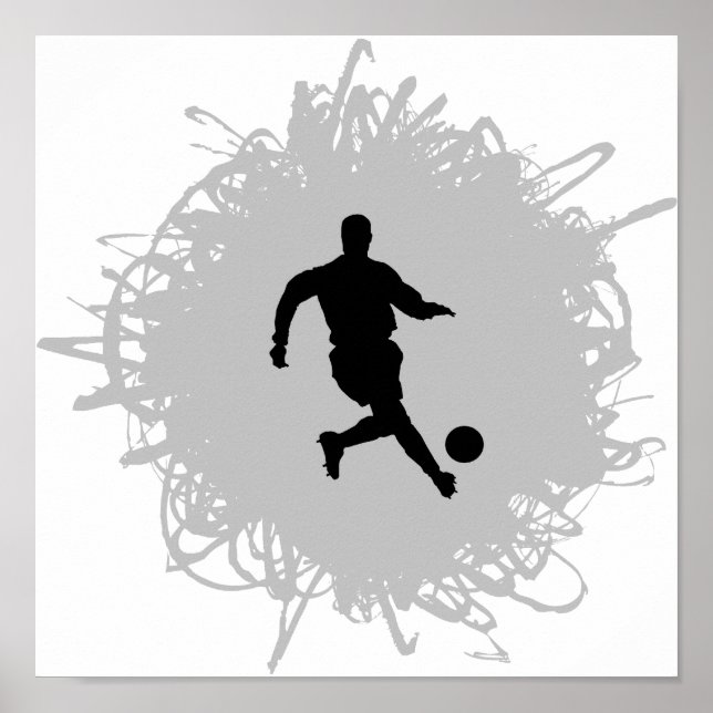 Poster Soccer Scribble Style (Frente)