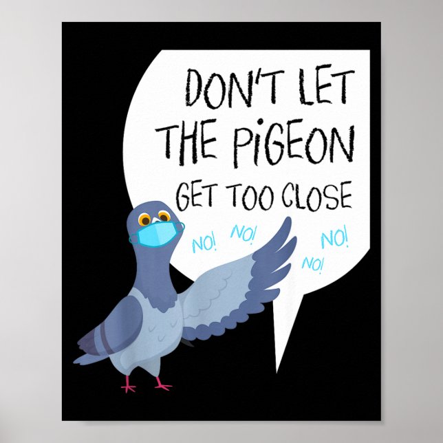 Poster Social Distancing Parody Don't Let The Geon Get To (Frente)