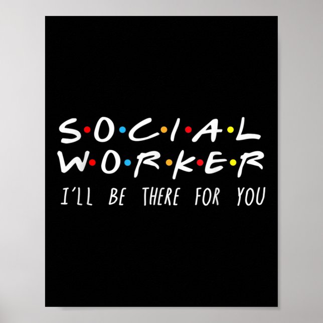 Poster Social Worker I'll Be There For You Christmas  (Frente)