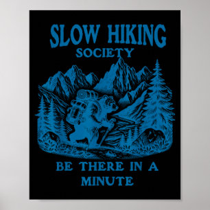 Poster Sociedade de caminhantes lentos urso caminhada aca