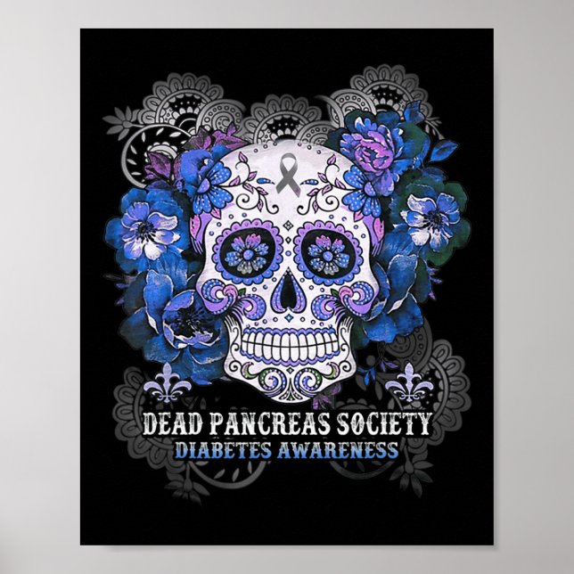Poster Sociedade do Pâncreas do morto Açucareiro Sensibil (Frente)