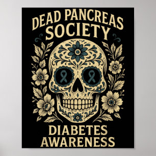 Poster Sociedade do Pâncreas do morto - Design de Fita do