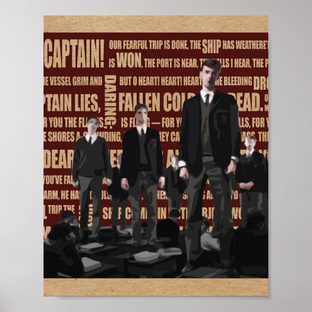 Poster Sociedade dos Poetas Mortos  (Frente)
