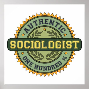 Poster Sociólogo Autêntico