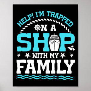 Poster Socorro! Estou Preso Em Um Navio Com Minha Família