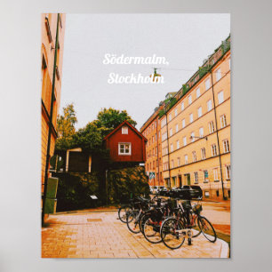 Poster Södermalm, Estocolmo, Suécia