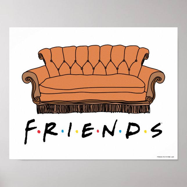 Poster Sofá do FRIENDS™ (Frente)