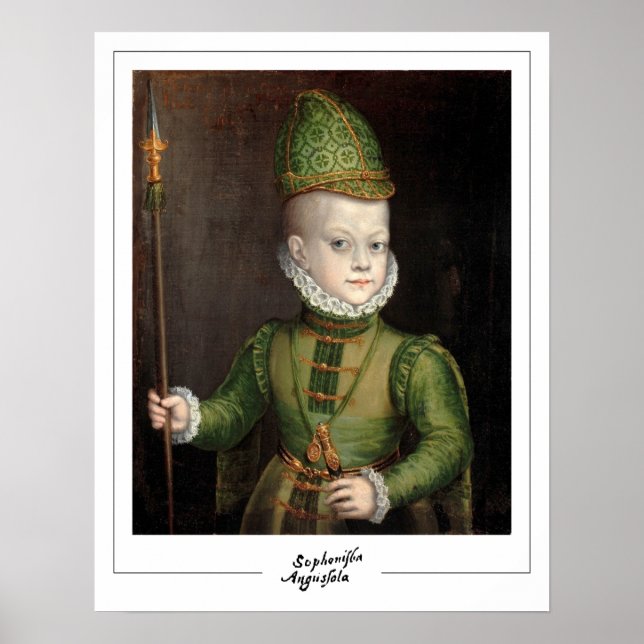 Poster Sofonisba Anguissola Zedign Cartaz de Arte #21 (Frente)