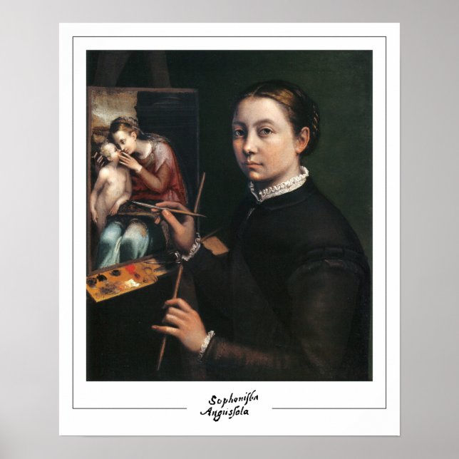 Poster Sofonisba Anguissola Zedign Cartaz de Arte #47 (Frente)