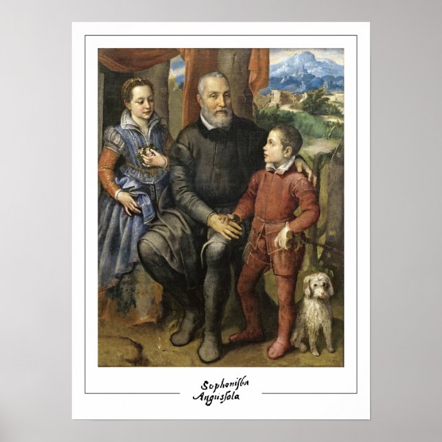 Poster Sofonisba Anguissola Zedign Cartaz de Arte #5 (Frente)