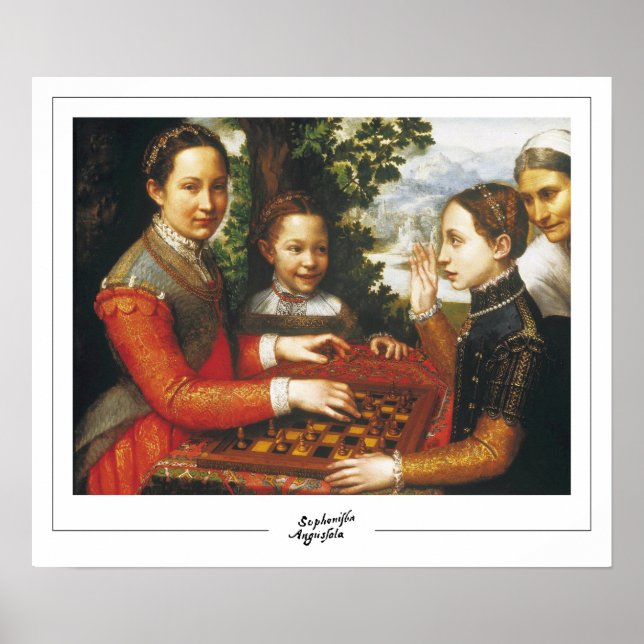 Poster Sofonisba Anguissola Zedign Cartaz de Arte #8 (Frente)