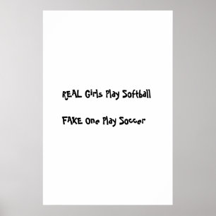 Poster Softball