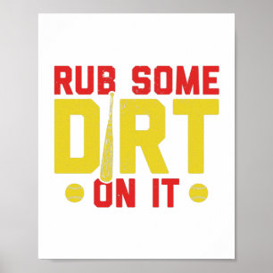 Poster Softball Sport  Presentes da equipe de treinadores