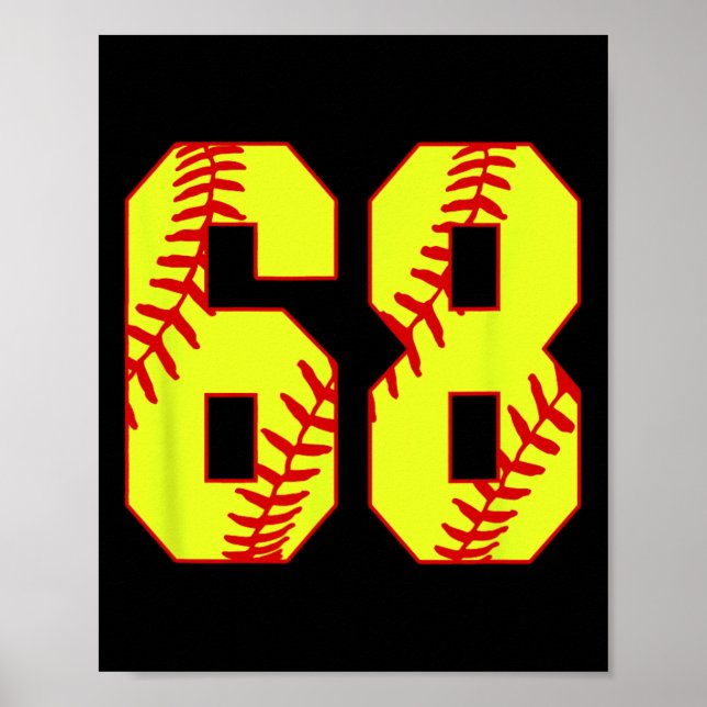 Poster Softll #68 Arremesso Rápido Amor Softll Jogadora F (Frente)