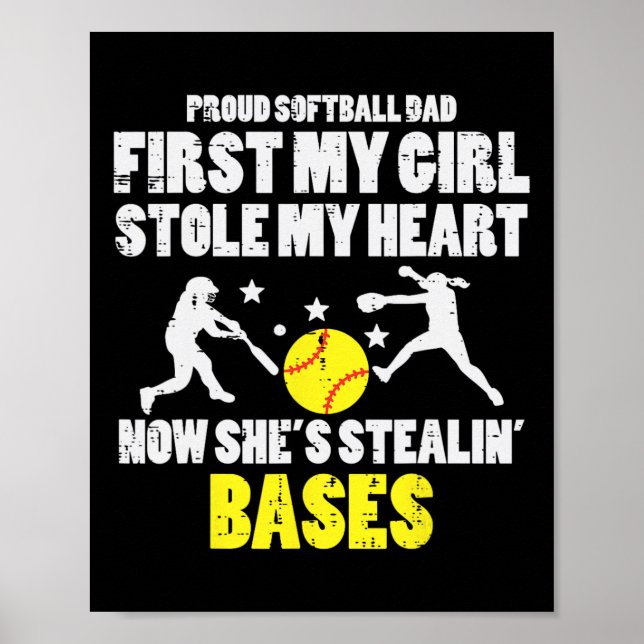 Poster Softll Dad Girl Stole My Heart Stealing Ses Father (Frente)