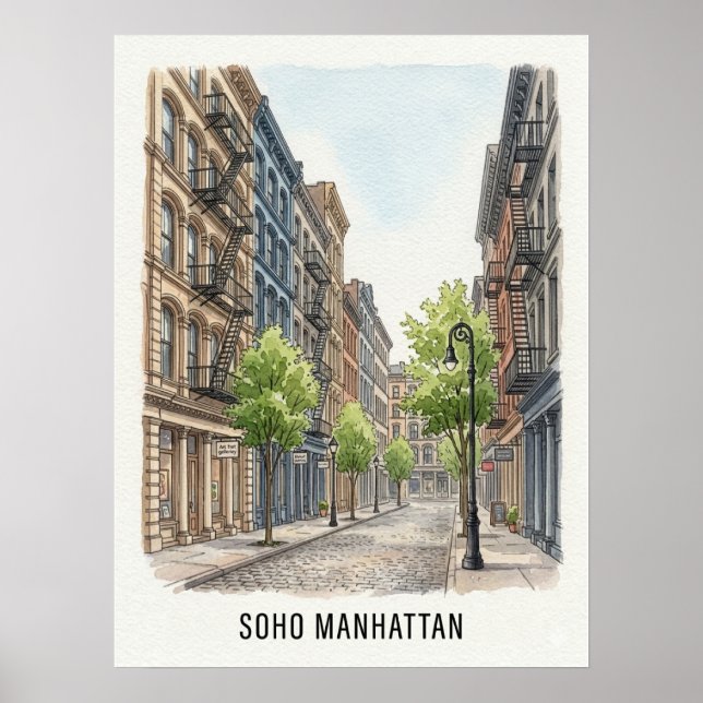 Poster SoHo Manhattan (Frente)