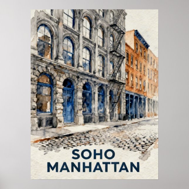 Poster SoHo Manhattan (Frente)