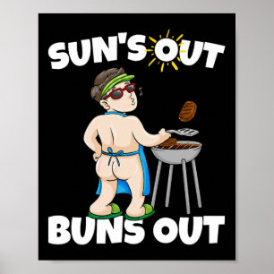 Poster Sóis Fora Bundas Fora Churrasco Carne de Porco Des