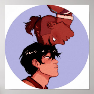 Poster Sokka e Zuko Head Bonk transparentes