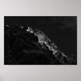 Poster Sol brilhando nas montanhas