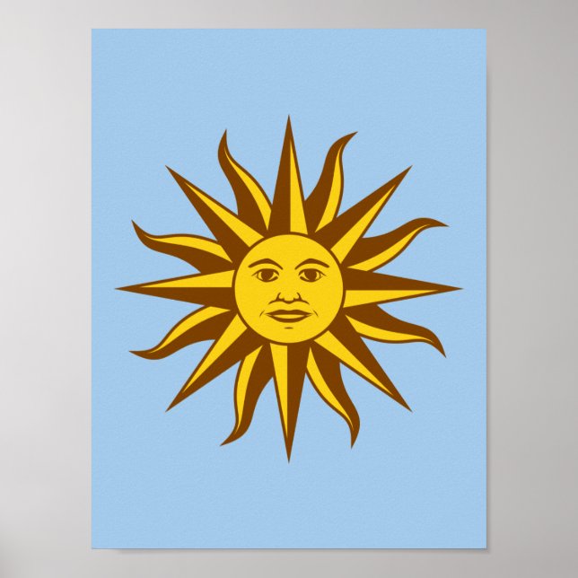 Poster Sol de Mayo - URUGUAY (Frente)