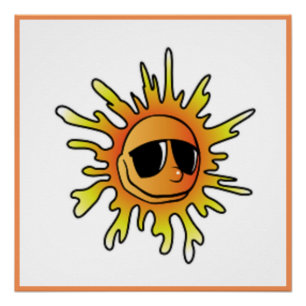 PÔSTER SOL DE VERÃO LEGAL