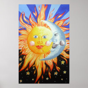 Poster sol e lua