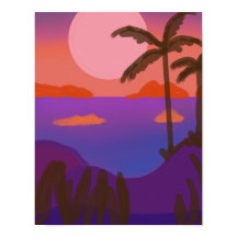 Sol em lagoa isolada