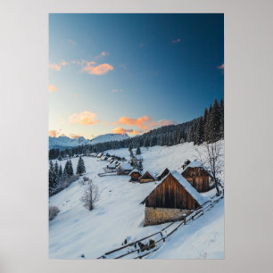 Poster Sol espantoso em Zajamniki, Eslovênia