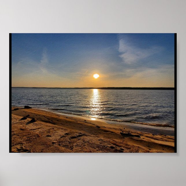 Poster Sol lago (Frente)