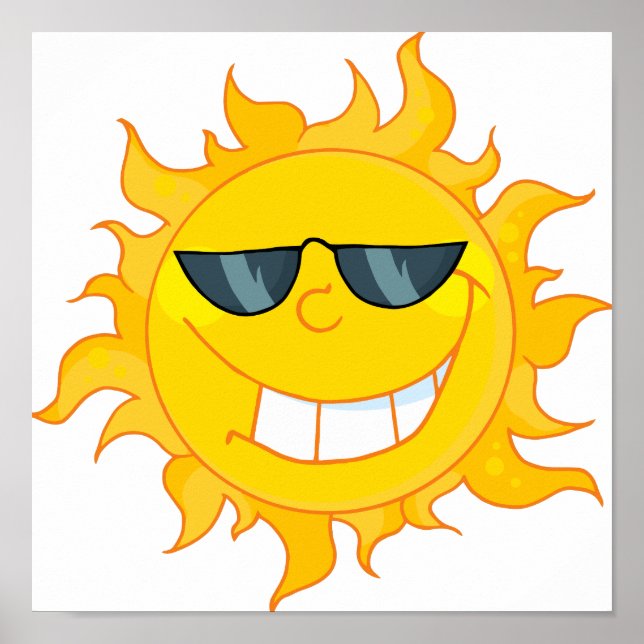 Pôster sol legal cara (Frente)