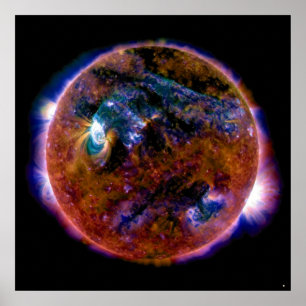 Pôster Sol no espectro magnético